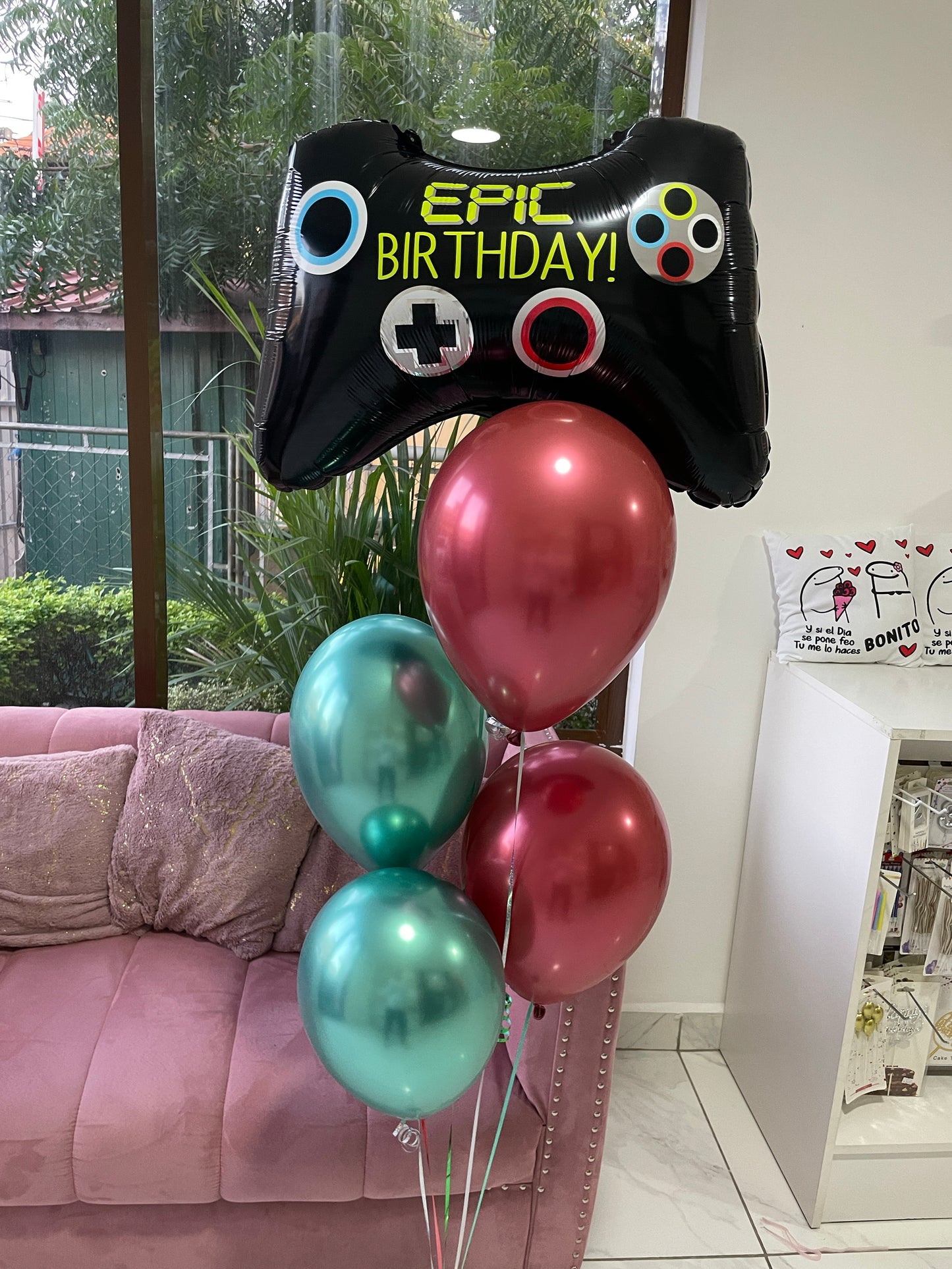 Video Game & Chrome Balloons