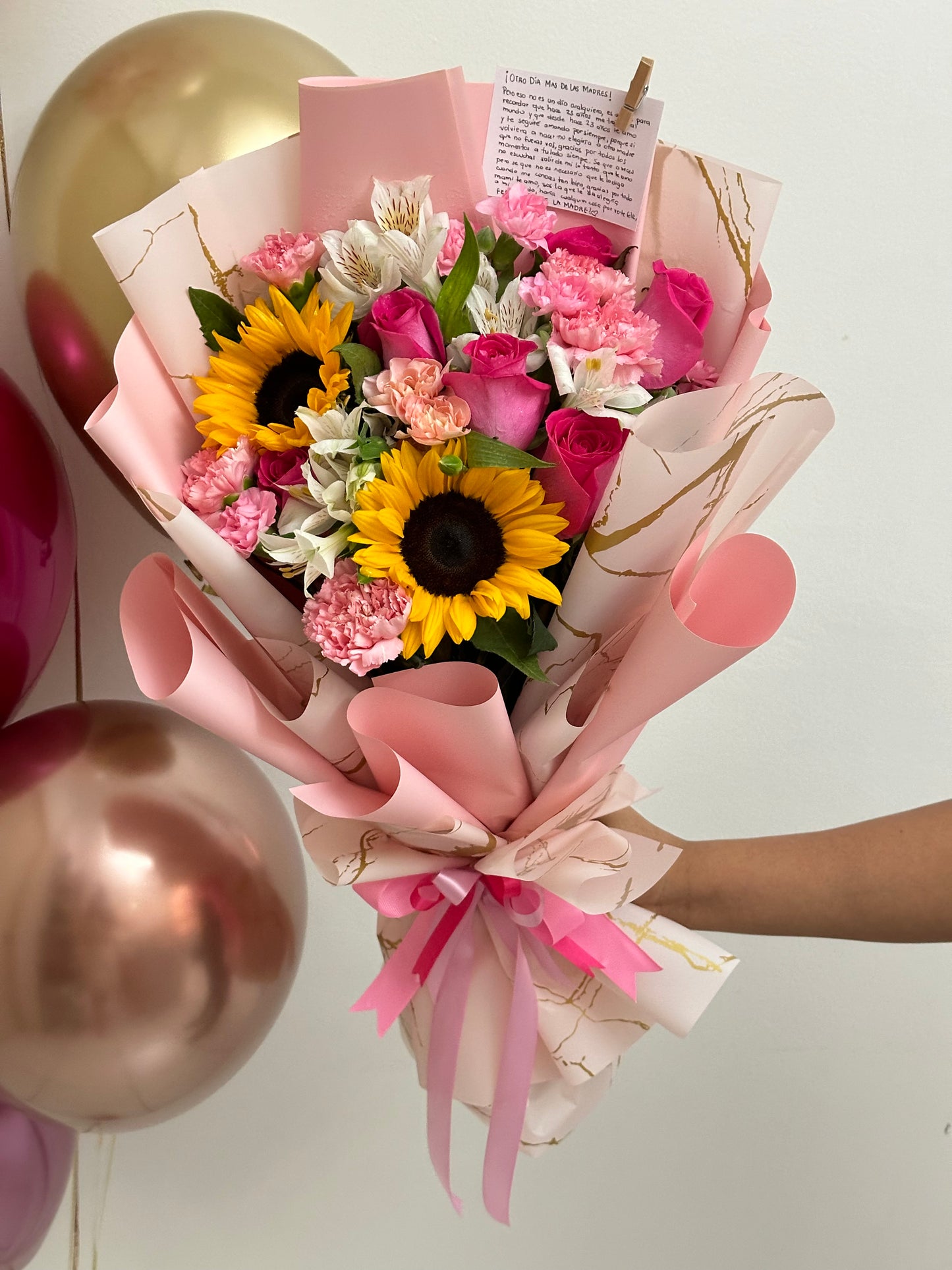 Radiant Bouquet & Balloons