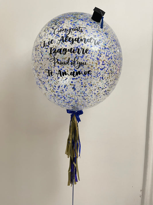 Blue & Gold 24 Balloon