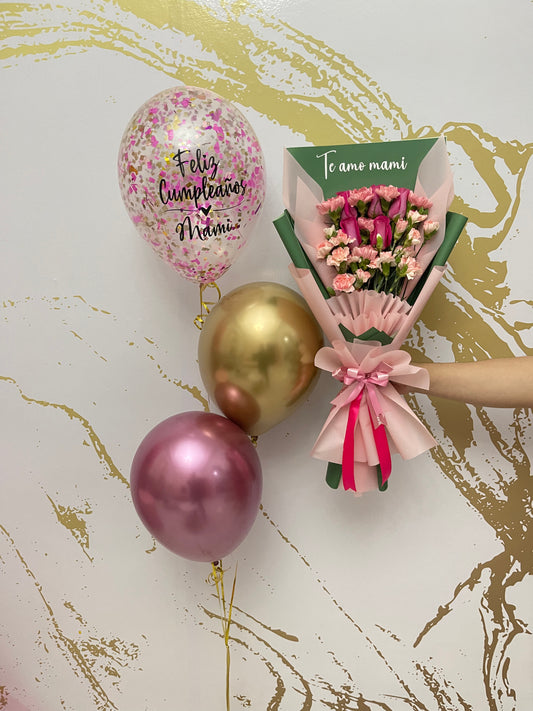 Blooming Beauty Bouquet & Balloons