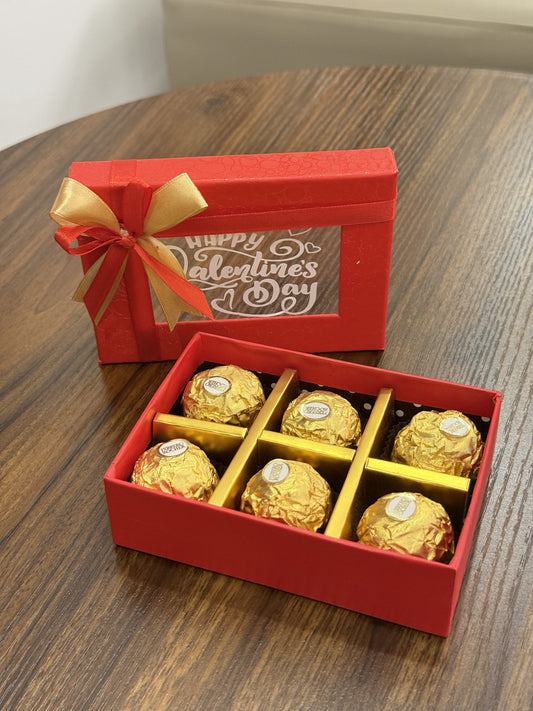 6 Red Ferrero Box