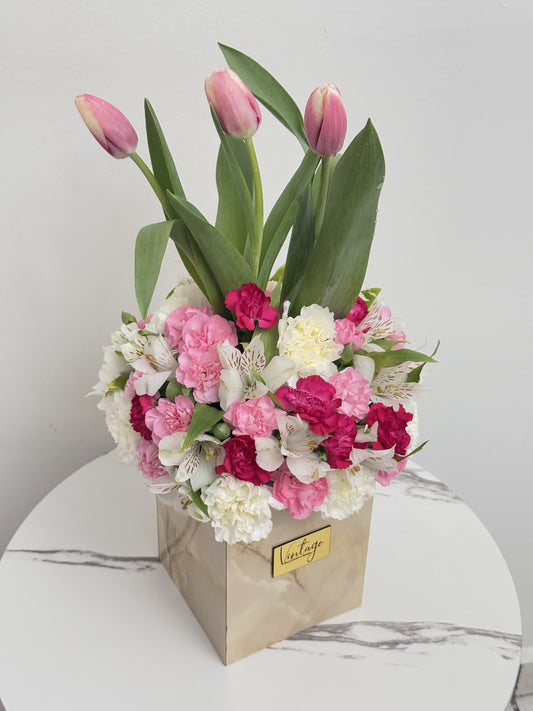 Valentine's Tulip Box