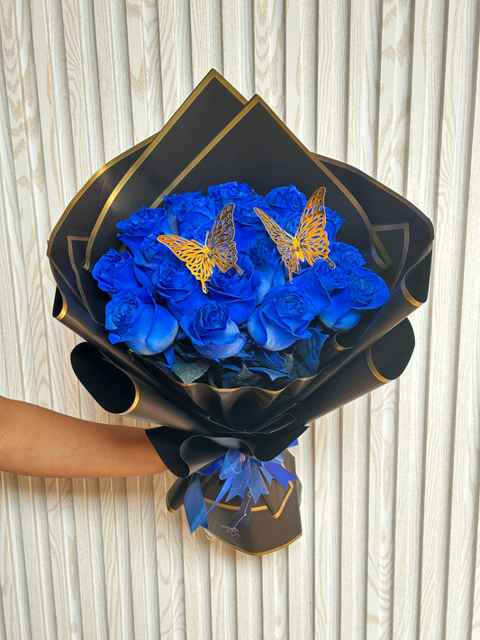 Blue Roses Bouquet