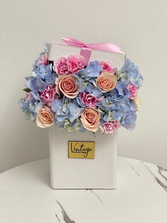 Baby Blue & Pink Box