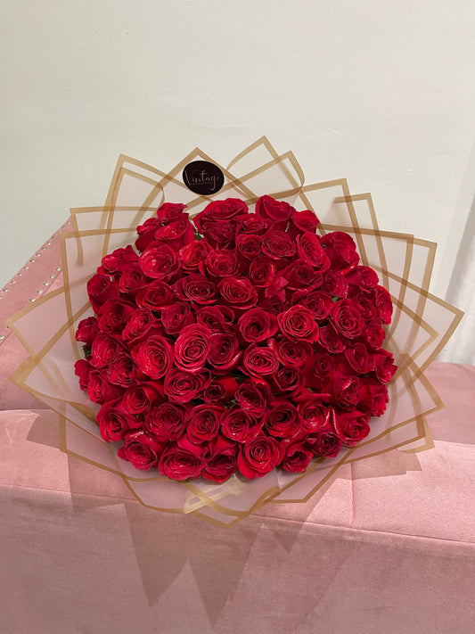 70 Red Roses Bouquet