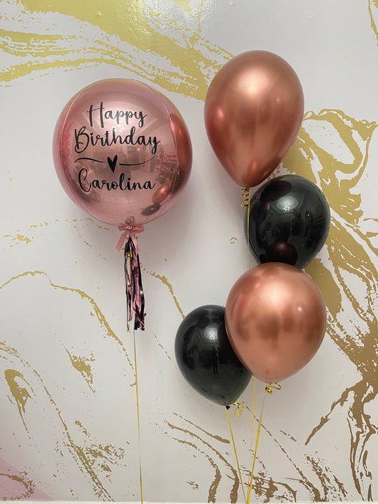 Orbz & Rose Gold Balloons