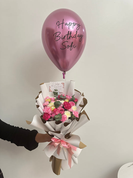 Bliss Bouquet & Balloon