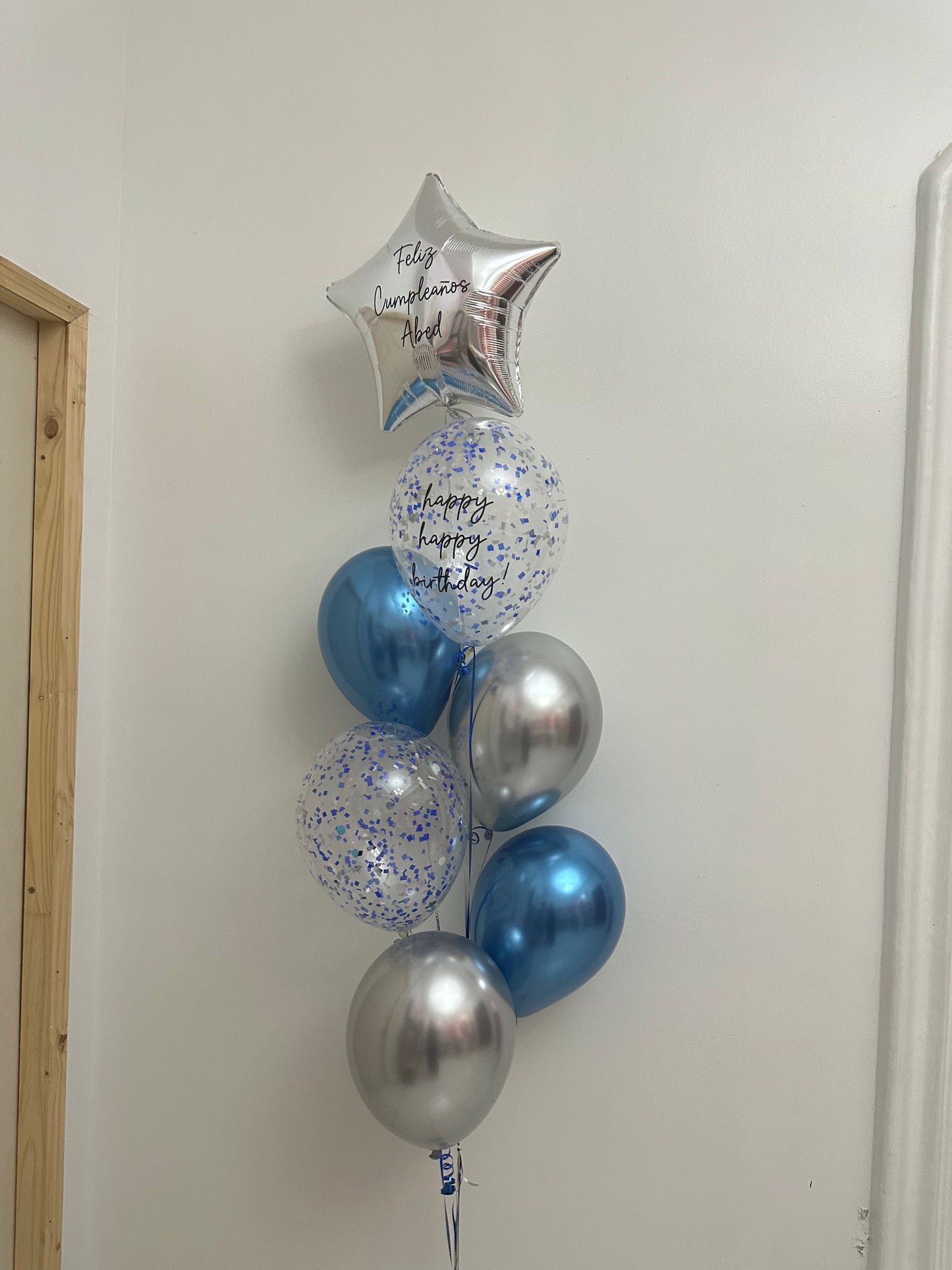 Silver Star & Chrome Balloons