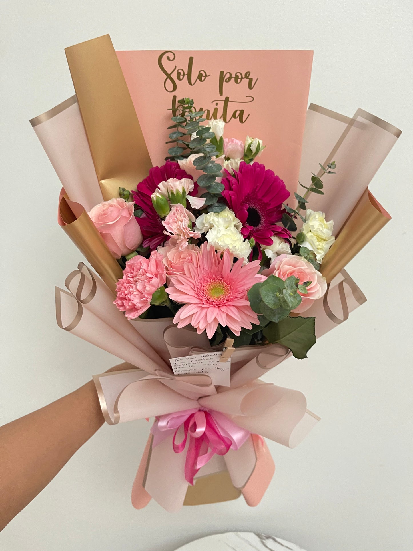 Roses and Gerberas