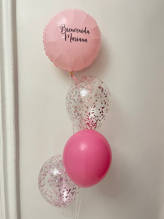 Bienvenida Pinky Balloons