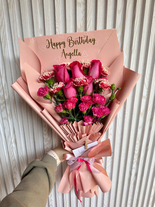 Fucsia Birthday Bouquet