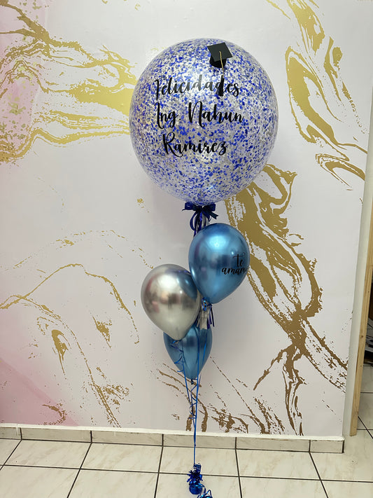 Blue & Silver Balloons 24