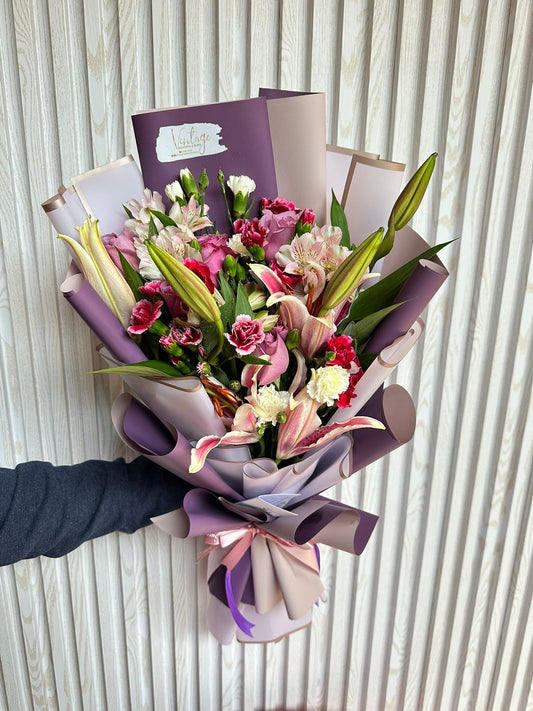 Violet & Pink Bouquet